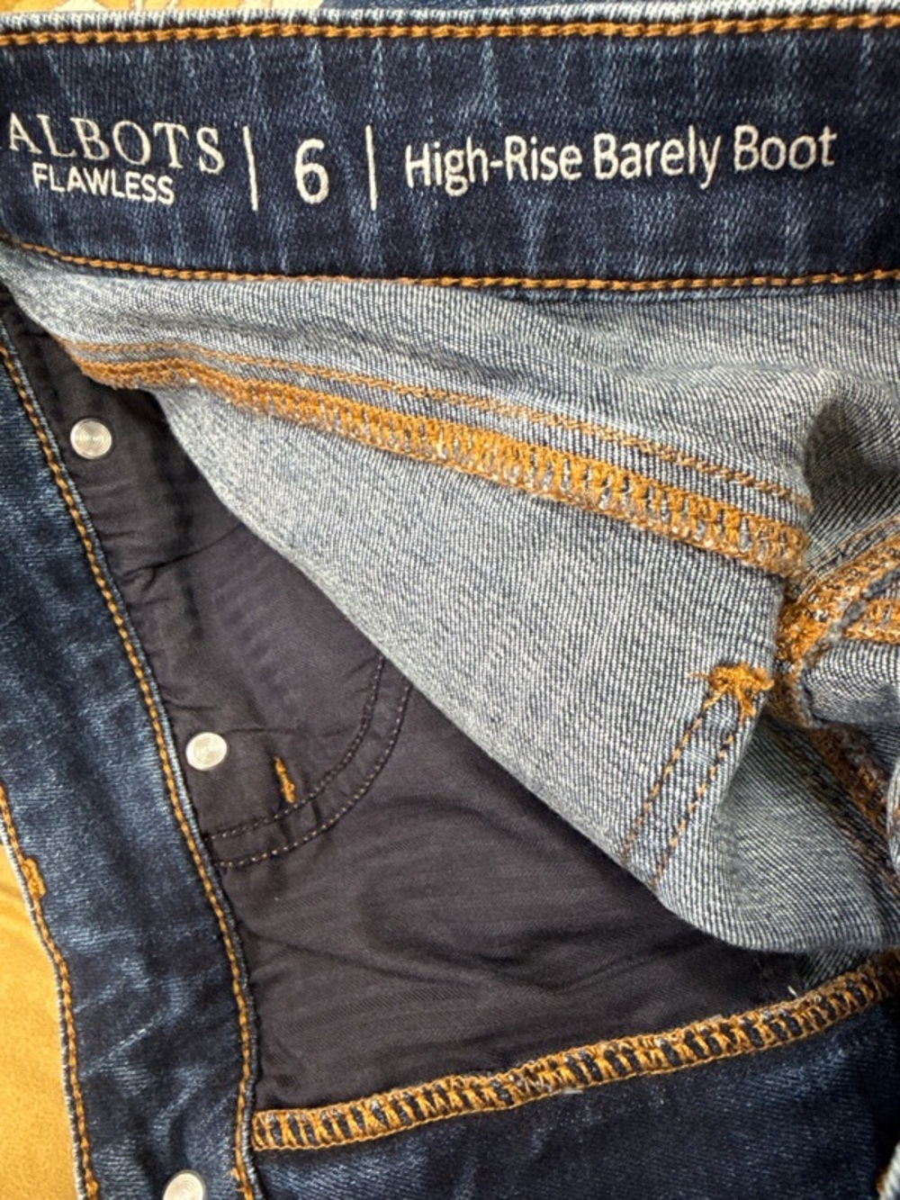 High Rise Barely Boot Jeans - Picture 7 of 7